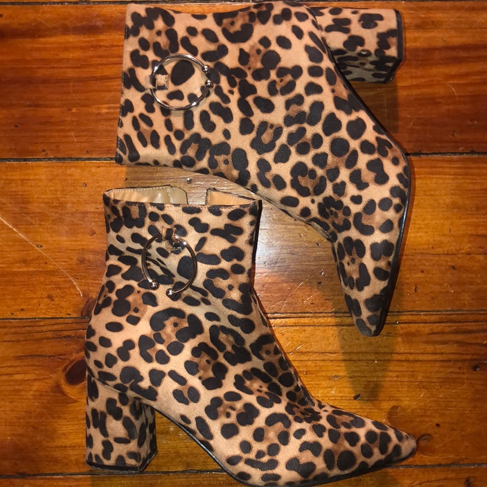 Leopard Bootie